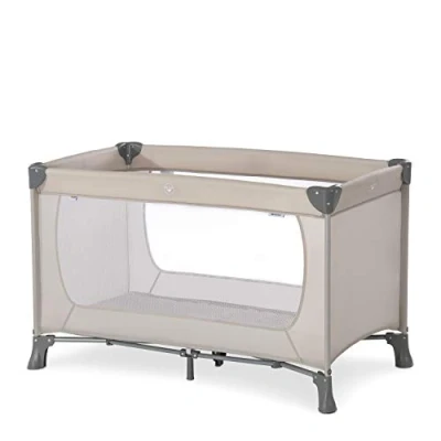Afbeelding van Hauck Dream&#039;n Play campingbed, 120 x 60 cm, van geboorte tot 15 kg, 3 delig met draagtas, kantelvast, water (blauw)