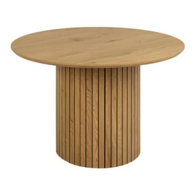Afbeelding van Eettafel Gillan Ø120cm Naturel Giga Living