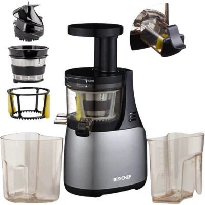 Afbeelding van BIOCHEF Synergy slow juicer zilver 150W