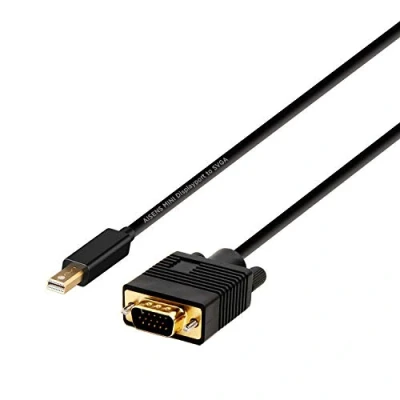 Afbeelding van DisplayPort Mini naar VGA Adapter Aisens A125 0362 Zwart 2 m