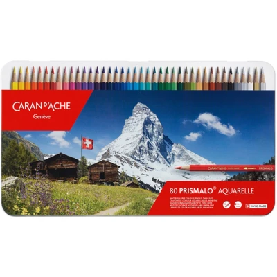 Afbeelding van Kleurpotloden Caran d&#039;Ache Prismalo 80 stuks assorti Doos a stuk