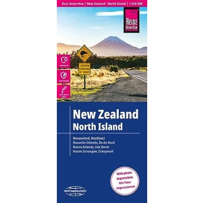 Afbeelding van Reise Know How Landkarte Neuseeland, Nordinsel 1:550.000