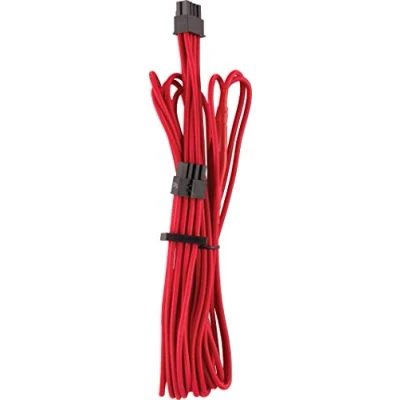 Afbeelding van Corsair EPS12V/ATX12V type 4 (generatie 4) stroomkabel, rood gecoat