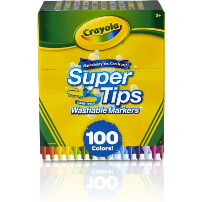 Afbeelding van Set Viltstiften Super Tips Crayola 58 5100 (100 uds)