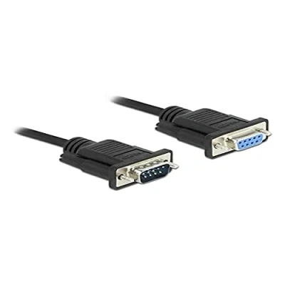Afbeelding van Delock RS 232 Sub D9 serie kabel (stekker op bus, 3 m)