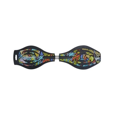 Image de Schildkröt Funsports planche d&#039;onde Good Vibes Graffiti 86 x 22 cm noir