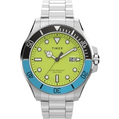 Afbeelding van Timex Harborside Coast, 43 mm, Roestvrij staal, één maat, modern, Modern