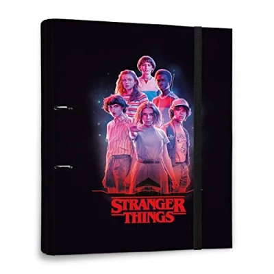Afbeelding van Grupo Erik C2AT0041 Premium A4 Ringmap Stranger Things Ringband met 2 ringen,Vreemdere dingen