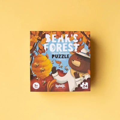 Afbeelding van Londji puzzel en zoekspel bear&#039;s forest 2x24st