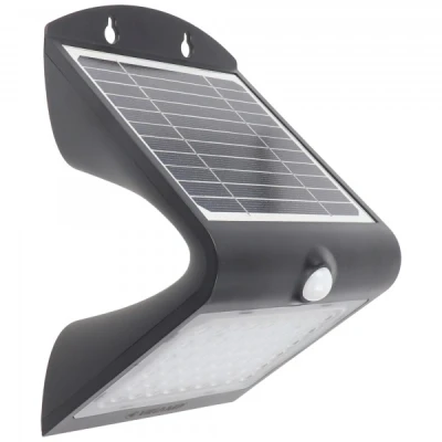 Afbeelding van Velamp COLOMBA: wandlamp op zonne energie 54 + 2 LED. 500 lumen. Met bewegingsmelder