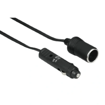 Image de Hama Extension Cable Adaptateur d&#039;alimentation pour voiture (automobile cigarette lighter) noir
