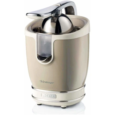 Afbeelding van Ariete 0413/03 Vintage elektrische citruspers 400 Watt 2 perskegels 600 ml inhoud Beige