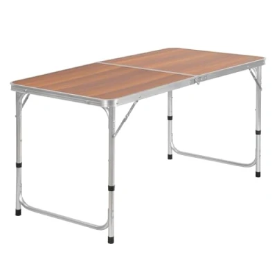 Afbeelding van CampFeuer Campingtafel van aluminium voor 6 personen, 120 x 60 cm, inklapbare tuintafel, balkontafel, inklapbaar, in hoogte verstelbare buitentafel camping, tuin, terras