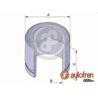 Afbeelding van AUTOFREN SEINSA D025322 Zuiger, remklauw 57 KIA: cee‘d II Sportswagon, I Hatchback
