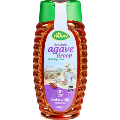 Afbeelding van De Traay Agavesiroop Donker &amp; Rijk Biologisch 490GR