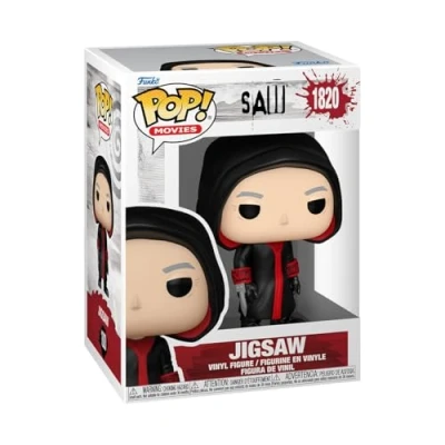 Afbeelding van Funko Pop! Movies: Saw 10th Anniversary Jigsaw Killer Probabilité de 1/6 pour la variante Chase Figure en vinyle collection Idée cadeau Merchandising officiel Movies Fans