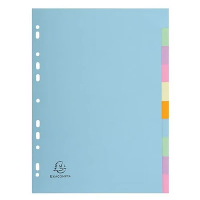 Image de Intercalaires carte pastel 180g forever 10 positions A4