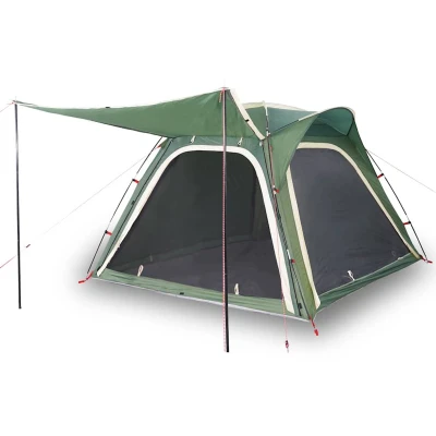 Afbeelding van Tent 4 persoons 240x221x160 cm 185T taft groen