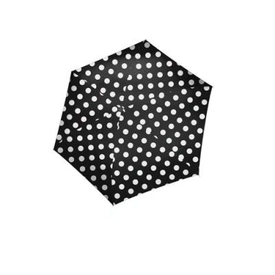 Afbeelding van Reisenthel Umbrella Pocket Mini Opvouwbare Paraplu ø 97 cm Dots Wit