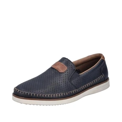 Afbeelding van Rieker art.B2356 14 instapper blauw maat 41