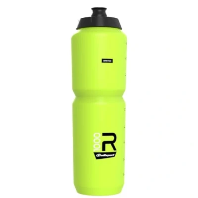 Afbeelding van Polisport 8649100011 R Collection R1000 fietsfles met een inhoud van 1000 ml. BPA vrije waterfles voor fietsers in de kleur lima groen