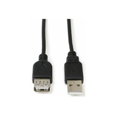 Image de MicroConnect USB 2.0 Rallonge de câble (F) pour (M) 3 m noir