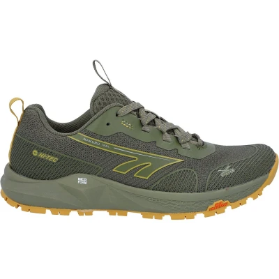 Afbeelding van HI TEC Trail hardloopschoenen, Heren, Maat: 40, Green golden spice Schoenen