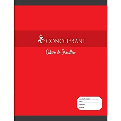 Image de Cahier brouillon 17x22 48p seyes conquérant sept 100100374