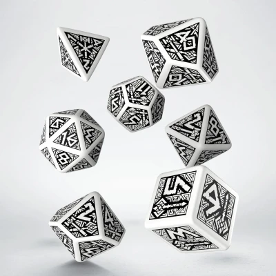Afbeelding van Polydice Set Q Workshop Dwarven White Black