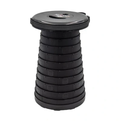 Afbeelding van WEDO SITTOGO®NXT Telescopische campingkruk TÜV &amp; GS getest, tweede generatie, verbeterd gewicht, draagvermogen 1,27 kg, 150 kleur: zwart