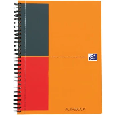 Image de Activebook international spirale b5 160 pages 80g ligné 6mm Oxford