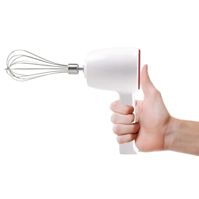 Afbeelding van Beper Handmixer Mixer Keukenmixer met 5 Snelheden Draadloze Wit