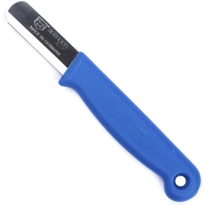 Afbeelding van Solingen Bandstaal Mes HACCP Blauw RVS Lemmet 40 mm Voedselveiligheid voor Oogsten