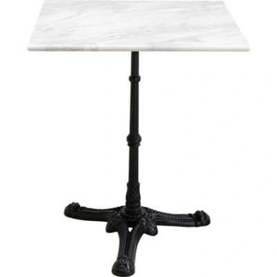 Afbeelding van Eettafel Bistrot vierkant 60x60cm wit marmer Kare Design