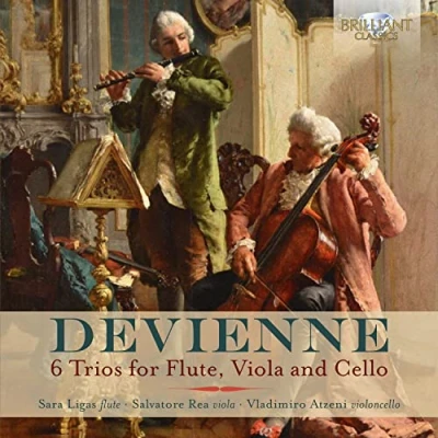 Afbeelding van Sara Ligas Devienne: 6 Trios For Flute, Viola &amp; Cello (CD)