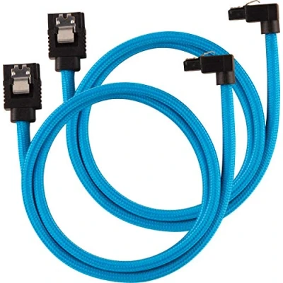 Afbeelding van Corsair CC 8900285 SATA kabel 0,6 m Zwart, Blauw