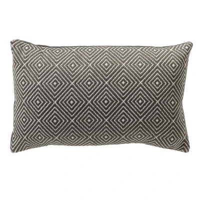 Afbeelding van VERANO Outdoor Kussenhoes 30x50 cm waterafstotend en uv bestendig Charcoal Gray antraciet