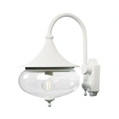 Afbeelding van Konstsmide Libra 619 250 Buitenlamp (wand) Spaarlamp, LED E27 100 W Wit