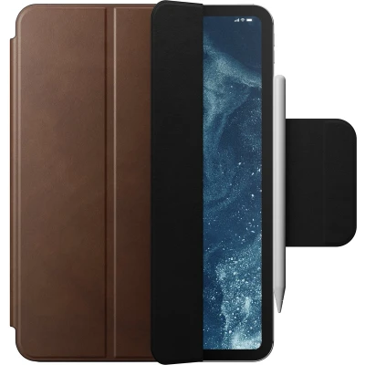 Afbeelding van Nomad Leather Folio case voor de iPad Pro 11 (2024) M4 Brown