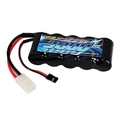 Afbeelding van Carson 500608143 NiMH TAM/JR RC 6 V/3000 mAh vervangende batterij voor op afstand bestuurbare auto, accessoire