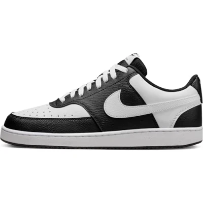 Afbeelding van Nike Court Vision Lo herensneakers, zwart/wit, maat 48,5 EU, Zwart/Wit
