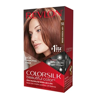 Image de Revlon ColorSilk Beautiful Color 55 Light Reddish Brown