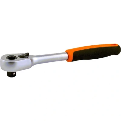 Afbeelding van BAHCO 8150QR Omschakelbare ratel 1/2&quot; met peervormige kop, 60 tanden en actiehoek van 6, 250 mm