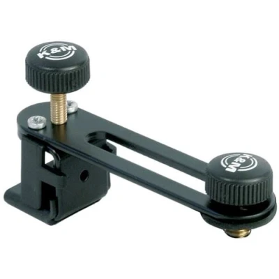 Image de Accessoires sonorisation K&amp;M 24035 300 55 SUPPORT de MICROPHONE NOIR POUR BATTERIE pieds micros
