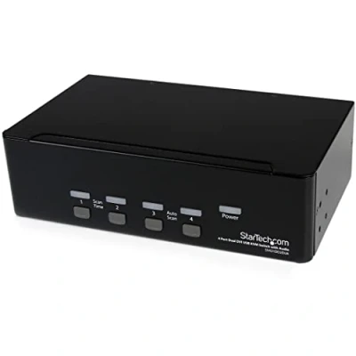 Afbeelding van StarTech 4 Port Dual DVI USB KVM Switch