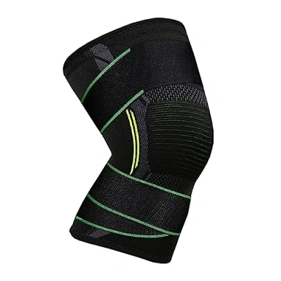 Afbeelding van VITTO kniebrace voor dames en heren, ter verlichting van kniepijn, artrose, meniscus krachtsporten (M, met riem)