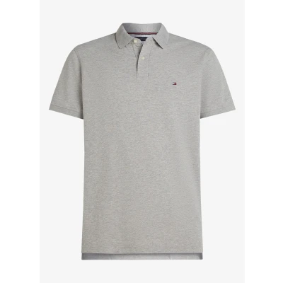 Afbeelding van Tommy Hilfiger Regular Poloshirt, Heren, Maat: Small, Hellgrau