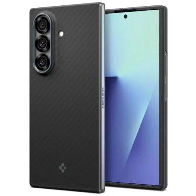 Afbeelding van Spigen Air Skin Aramid beschermhoes compatibel met Samsung Galaxy Z Fold 7 zwart