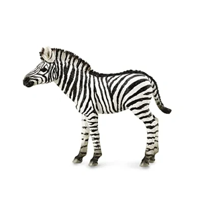 Afbeelding van Collecta Speelfiguur Zebraveulen Zwart/wit 9 X 7 Cm