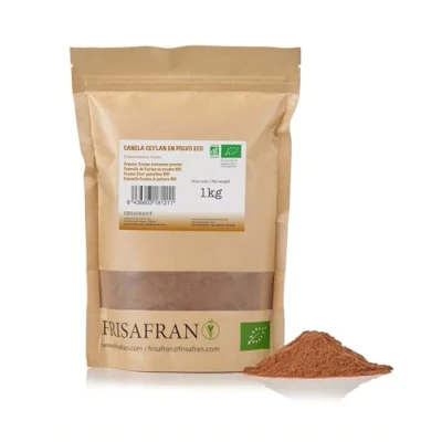 Afbeelding van FRISAFRAN Biologisch Ceylonkaneelpoeder (1 kg) Kaneel Biologische Ceylon Kaneelpoeder Poeder